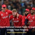 Scotland National Cricket Team Vs England Cricket Team Timeline