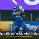 Kolkata Knight Riders Vs Mumbai Indians Timeline