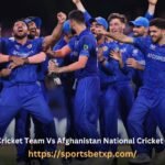 India National Cricket Team Vs Afghanistan National Cricket Team Scorecard