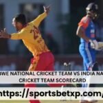 zimbabwe national cricket team vs india national cricket team scorecard